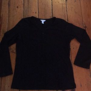 Black long sleeve shirt
